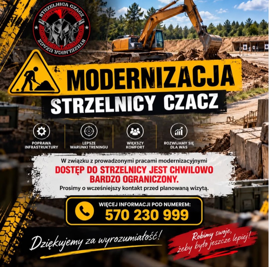 Modernizacja strzelnicy Czacz
