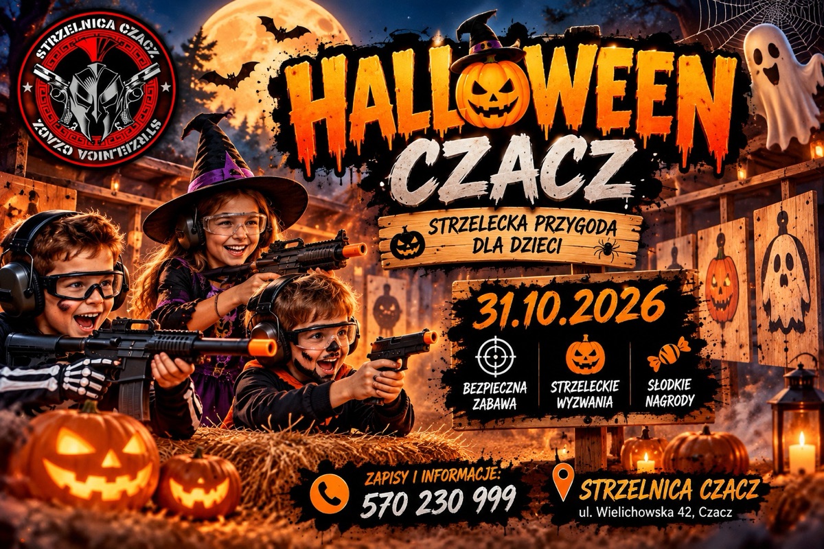 Halloween Czacz — strzelecka przygoda dla dzieci